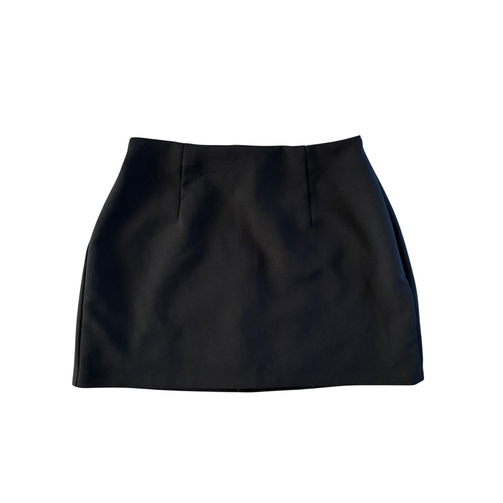 Abercrombie & Fitch Scarlett Mini Skort Black Ultra High Rise Skirt S 143F0760